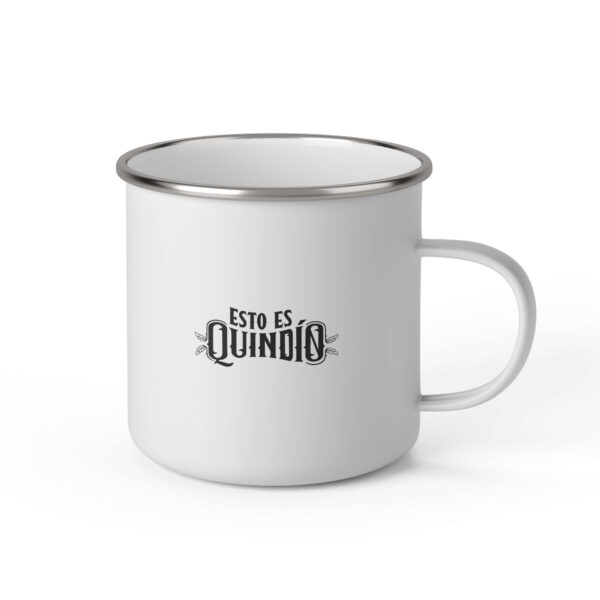 Taza de peltre del barraquero, ave icónica del departamento del Quindío