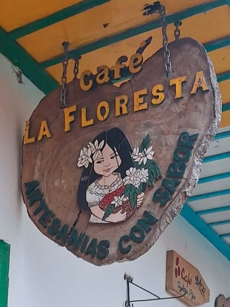 Café La Floresta en la calle de los cafés