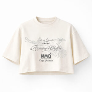 Crop Top del barranquero diseñado por Esto es Quindío en colaboración con MMQ By Café Quindío