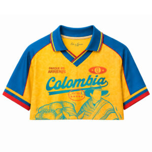 Crop Top de la selección Colombia inspirada en la cultura arriera del Quindío